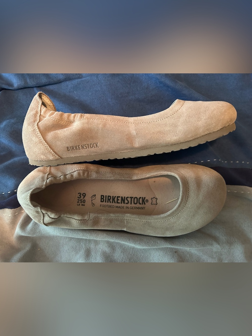 Birkenstock Celina Ballet Flats - Brown - Size 39 (US 8-8.5)